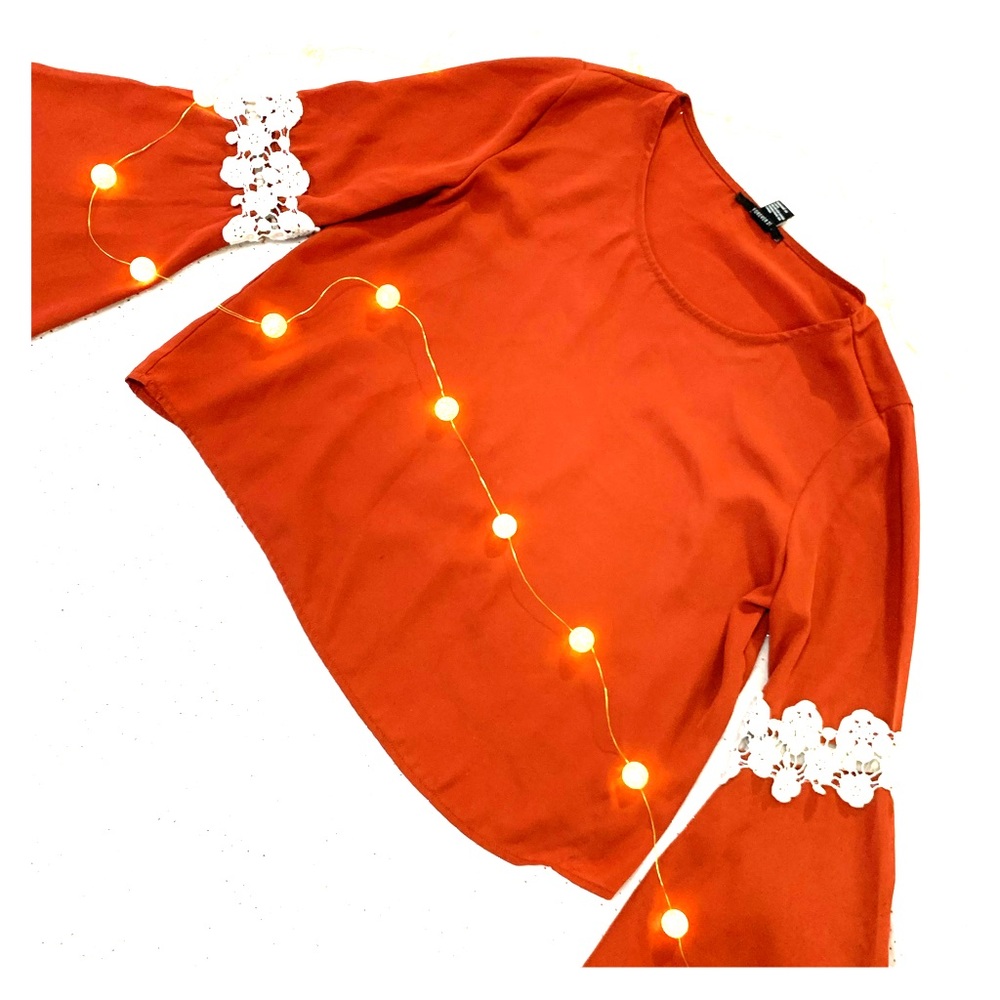 Forever 21 Bell Sleeve Blouse